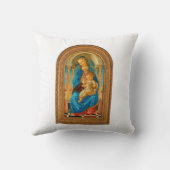 ボッティチェリ(1445年~1510年)マドンナ子即位 クッション (裏面)