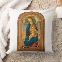 ボッティチェリ（1445年～1510年）マドンナ子即位 クッション