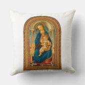 ボッティチェリ(1445年~1510年)マドンナ子即位 クッション (裏面)
