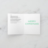 ボッティチェリ（1445年～1510年）マドンナ子即位 サンキューカード (内部)