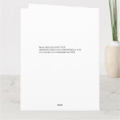 ボッティチェリ（1445年～1510年）マドンナ子即位 サンキューカード (裏面)