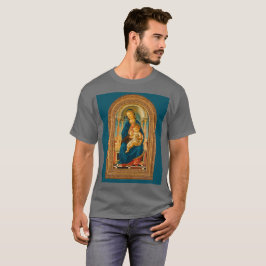 ボッティチェリ(1445年~1510年)マドンナ子即位 Tシャツ