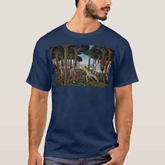 ボッティチェリNastagio degli Onestiの物語 Tシャツ