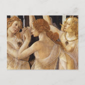 ボッティチェル – Primaveraファインアート ポストカード (正面)
