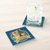 ボッディッブボールドッグビアレーベルコースター ガラスコースター (アングル)