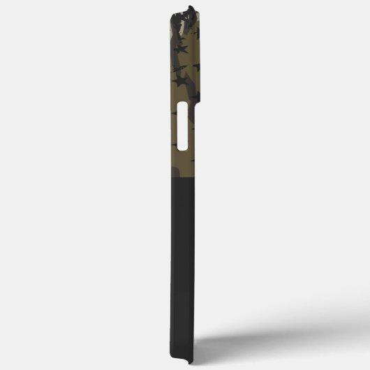 ボットムランド迷彩柄ダック狩りアメリカ国旗USA Case-Mate iPhoneケース (裏面 / 右)