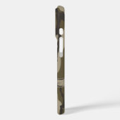 ボットムランド迷彩柄フクロウオンブランチヴィンテージ Case-Mate iPhoneケース (裏面 / 左)