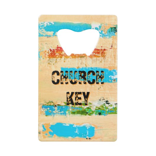 ボットルおもしろいオープナー クレジットカード栓抜き (正面)