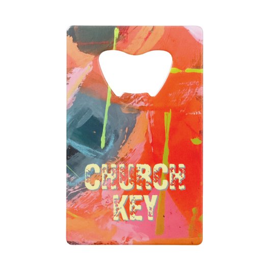 ボットルおもしろいオープナー クレジットカード栓抜き (正面)