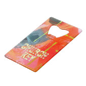 ボットルおもしろいオープナー クレジットカード栓抜き (正面アングル)