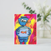 ボット004.07 ポストカード (スタンド正面)