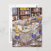 ボット・ナイトオフ葉書 ポストカード (正面/裏面)