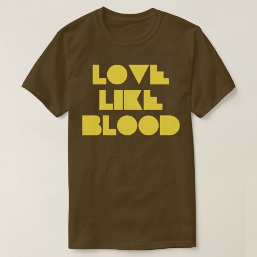 ボッド・マスタードのような愛 Tシャツ (デザイン正面)