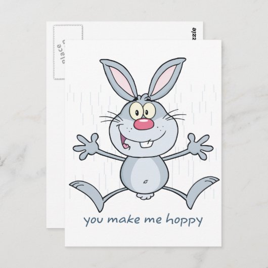 ボッピーなウサギにしてやれ ポストカード (正面/裏面)