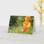 ボッピーポピー/誕生日グリーティングカード カード (黄色い花)