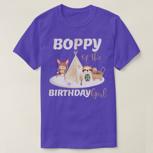 ボッピー・オブ・ザ・誕生日・ボーイ Tシャツ (デザイン正面)