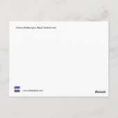 ボッミンゲン城, バーゼル, スイス ポストカード (裏面)