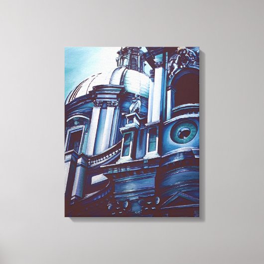 ボッロミーニのファサード キャンバスプリント (正面)