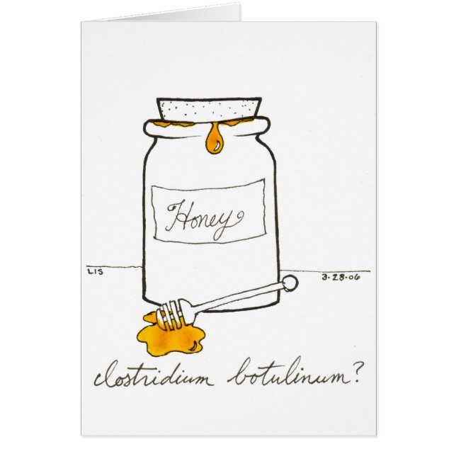 ボツリヌス菌カード (正面)