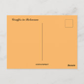 ボツワナのサンセットでギラッフェ ポストカード (裏面)