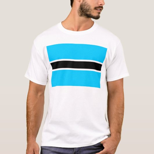 ボツワナの旗 Tシャツ (正面)