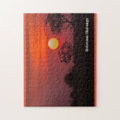 ボツワナオカヴァンゴデルタサンセット ジグソーパズル (縦)