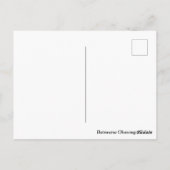 ボツワナオカヴァンゴデルタサンセット ポストカード (裏面)