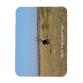 ボツワナオリックスアニマルサバンナトラベル マグネット (縦)