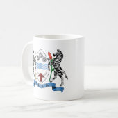 ボツワナコートオブアームズ コーヒーマグカップ (正面左)