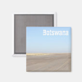 ボツワナソルトパンサバンナサバンナ自然 マグネット (正面/裏面)
