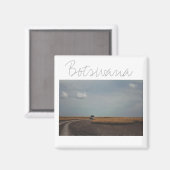 ボツワナマッガディッガディソルトパンズカートラベルマグネット マグネット (正面/裏面)