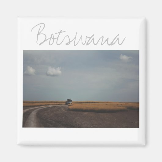 ボツワナマッガディッガディソルトパンズカートラベルマグネット マグネット (正面)