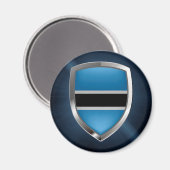 ボツワナメトタリック・エンブレム マグネット (正面/裏面)