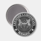 ボツワナラウンドエンブレム マグネット (正面/裏面)