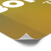 ボツワナヴィンテージスタイル旅行ポスター。 ポスター (角)