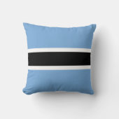 ボツワナ国旗 クッション (正面)