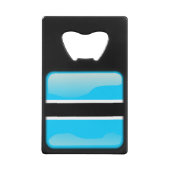 ボツワナ国旗 クレジットカード栓抜き (裏面)