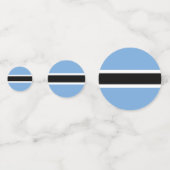 ボツワナ国旗 コンフェッティ (裏面)