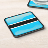 ボツワナ国旗 コースター (左側)