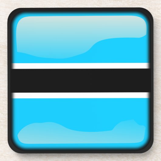 ボツワナ国旗 コースター (正面)