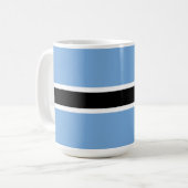 ボツワナ国旗 コーヒーマグカップ (正面左)