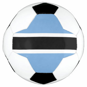 ボツワナ国旗 サッカーボール