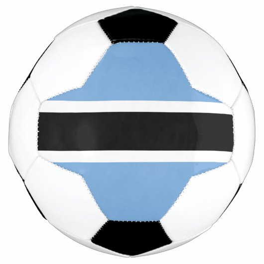 ボツワナ国旗 サッカーボール (正面)
