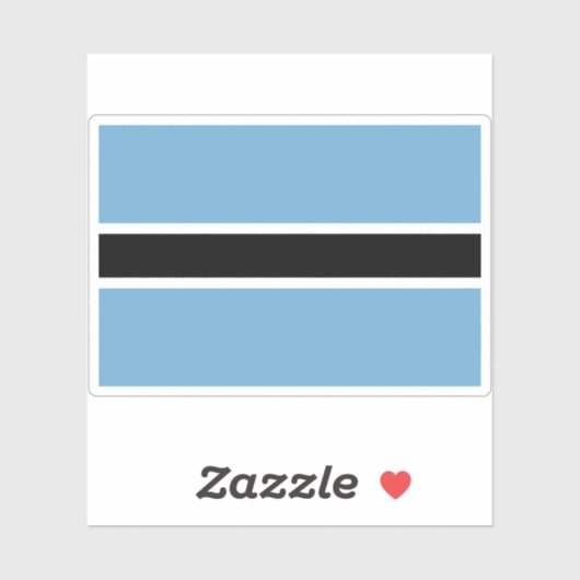 ボツワナ国旗 シール (シート)