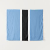 ボツワナ国旗 タペストリー (正面(横))