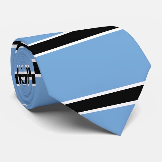 ボツワナ国旗 ネクタイ (ロール)