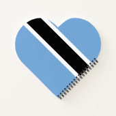 ボツワナ国旗 ノートブック (裏面)