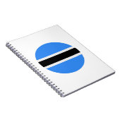 ボツワナ国旗 ノートブック (右側)