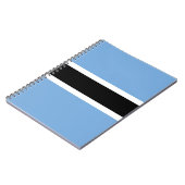 ボツワナ国旗 ノートブック (左側)