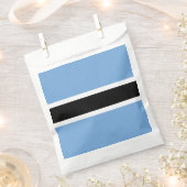 ボツワナ国旗 フェイバーバッグ (クリップ留めされた状態)